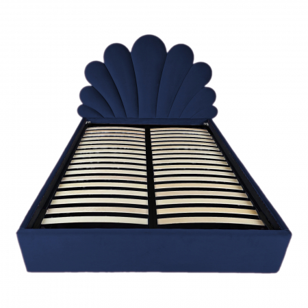 Pat tapitat Lotus cu spatiu pentru depozitare, 160x200 [1]