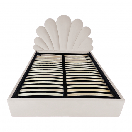 Pat tapitat Lotus cu spatiu pentru depozitare, 160x200 [1]