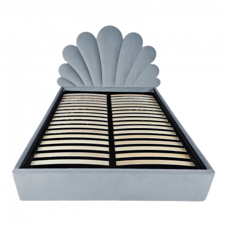 Pat tapitat Lotus cu spatiu pentru depozitare, 160x200 [1]