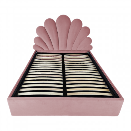 Pat tapitat Lotus cu spatiu pentru depozitare, 160x200 [1]