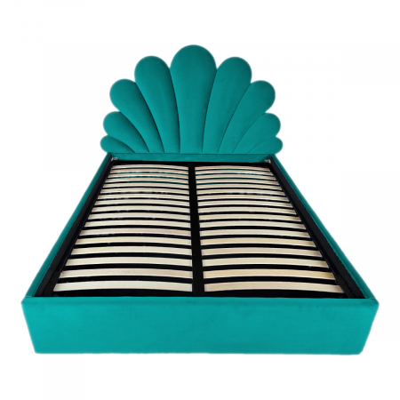 Pat tapitat Lotus cu spatiu pentru depozitare, 160x200 [1]