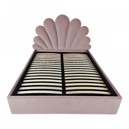 Pat tapitat Lotus cu spatiu pentru depozitare, 160x200 [1]