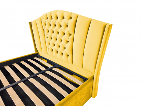 Pat tapitat Majestic cu spatiu pentru depozitare, 160x200 [2]