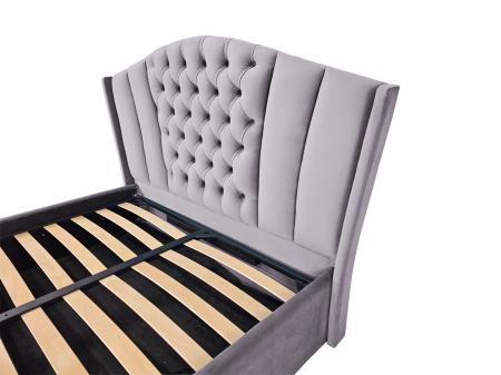 Pat tapitat Majestic cu spatiu pentru depozitare, 160x200 [2]