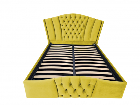 Pat tapitat Majestic cu spatiu pentru depozitare, 160x200 [1]