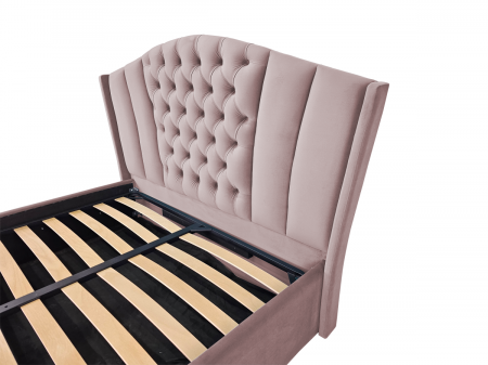 Pat tapitat Majestic cu spatiu pentru depozitare, 160x200 [2]