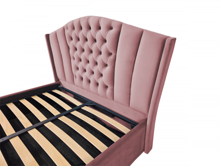 Pat tapitat Majestic cu spatiu pentru depozitare, 160x200 [2]