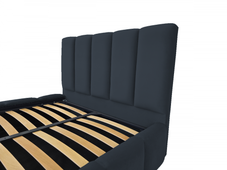 Pat tapitat Nexia cu spatiu pentru depozitare, 160x200 [2]