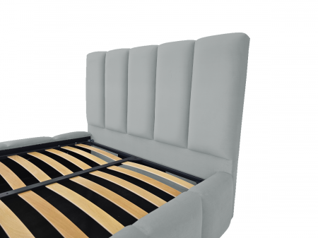 Pat tapitat Nexia cu spatiu pentru depozitare, 160x200 [2]