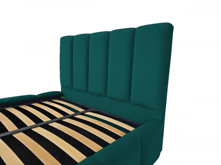 Pat tapitat Nexia cu spatiu pentru depozitare, 160x200 [2]