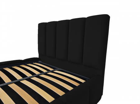 Pat tapitat Nexia cu spatiu pentru depozitare, 160x200 [2]