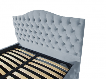 Pat tapitat Nisa Select cu spatiu pentru depozitare, 160x200 [2]