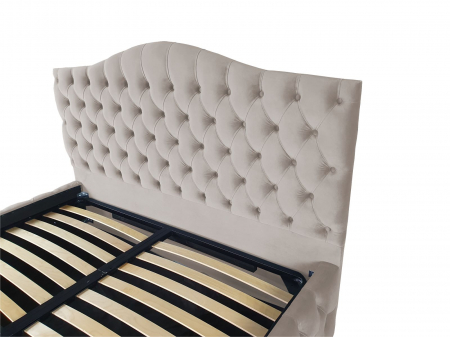 Pat tapitat Nisa Select cu spatiu pentru depozitare, 160x200 [2]