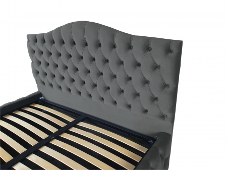 Pat tapitat Nisa Select cu spatiu pentru depozitare, 160x200 [2]