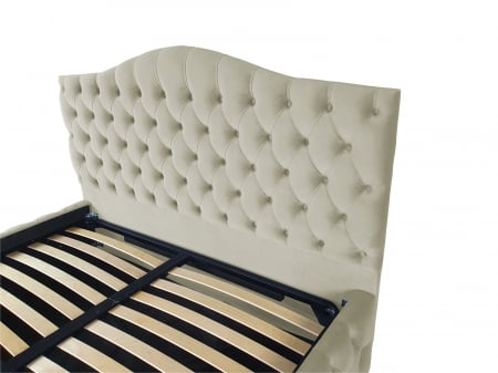 Pat tapitat Nisa Select cu spatiu pentru depozitare, 160x200 [2]