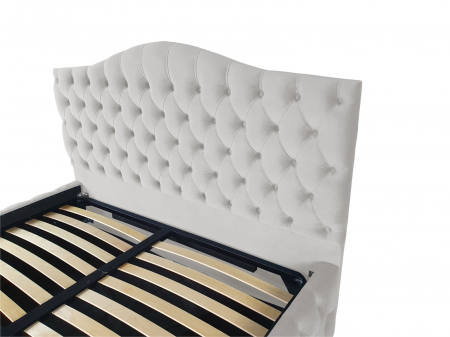 Pat tapitat Nisa Select cu spatiu pentru depozitare, 160x200 [2]