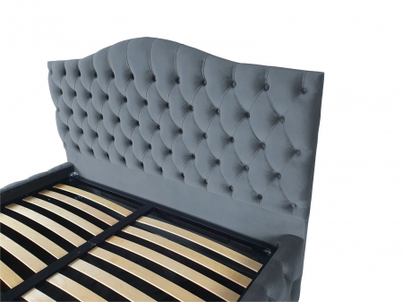 Pat tapitat Nisa Select cu spatiu pentru depozitare, 160x200 [2]