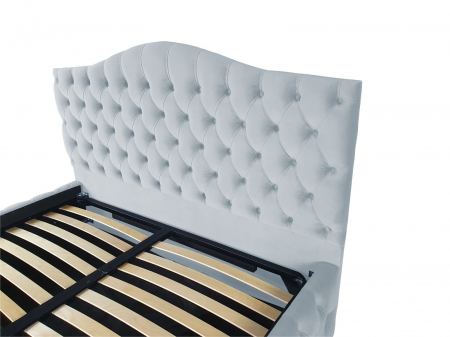 Pat tapitat Nisa Select cu spatiu pentru depozitare, 160x200 [2]