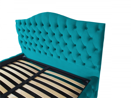 Pat tapitat Nisa Select cu spatiu pentru depozitare, 160x200 [2]