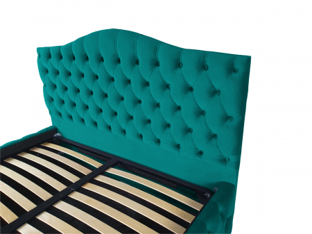 Pat tapitat Nisa Select cu spatiu pentru depozitare, 160x200 [2]