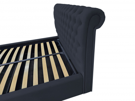 Pat tapitat Nobles cu spatiu pentru depozitare, 160x200 [2]