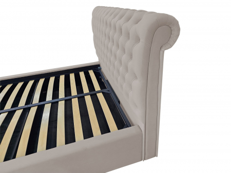 Pat tapitat Nobles cu spatiu pentru depozitare, 160x200 [2]