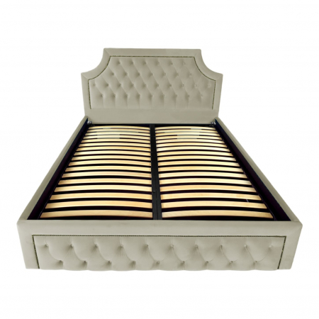 Pat tapitat Oslo cu spatiu pentru depozitare, 160x200 [1]