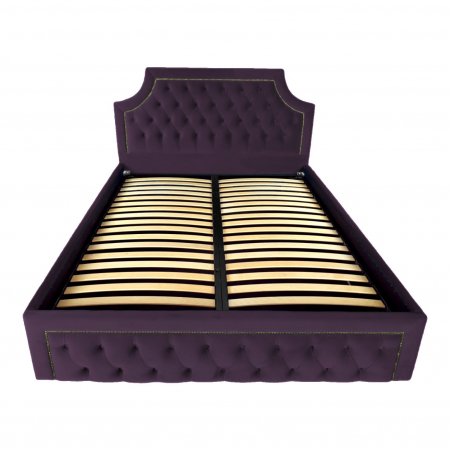 Pat tapitat Oslo cu spatiu pentru depozitare, 160x200 [1]