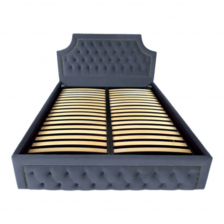 Pat tapitat Oslo cu spatiu pentru depozitare, 160x200 [1]