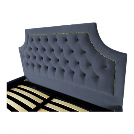 Pat tapitat Oslo cu spatiu pentru depozitare, 160x200 [2]