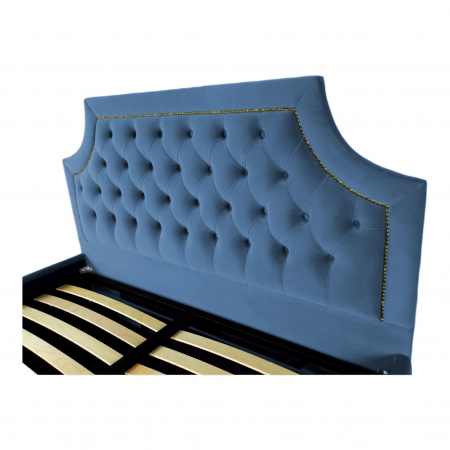 Pat tapitat Oslo cu spatiu pentru depozitare, 160x200 [2]