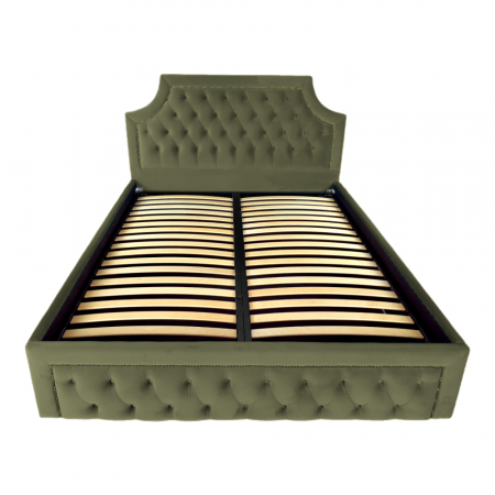 Pat tapitat Oslo cu spatiu pentru depozitare, 160x200 [1]