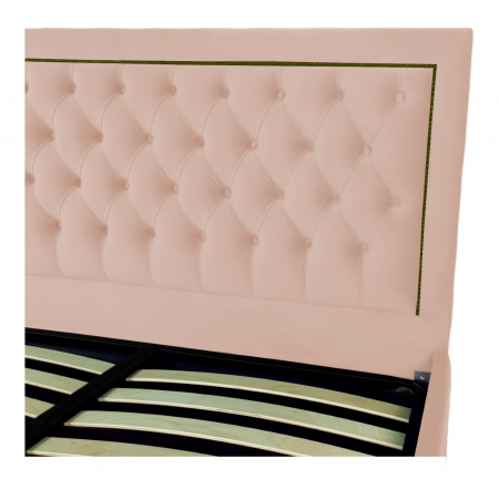 Pat tapitat Roma cu spatiu pentru depozitare, 160x200 [2]