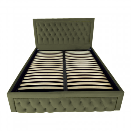 Pat tapitat Roma cu spatiu pentru depozitare, 160x200 [1]