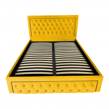 Pat tapitat Roma cu spatiu pentru depozitare, 160x200 [1]