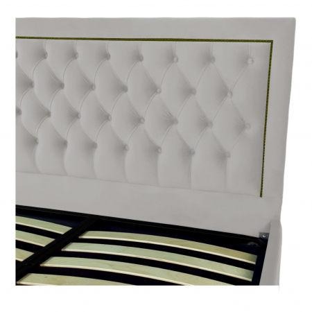 Pat tapitat Roma cu spatiu pentru depozitare, 160x200 [2]