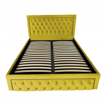 Pat tapitat Roma cu spatiu pentru depozitare, 160x200 [1]