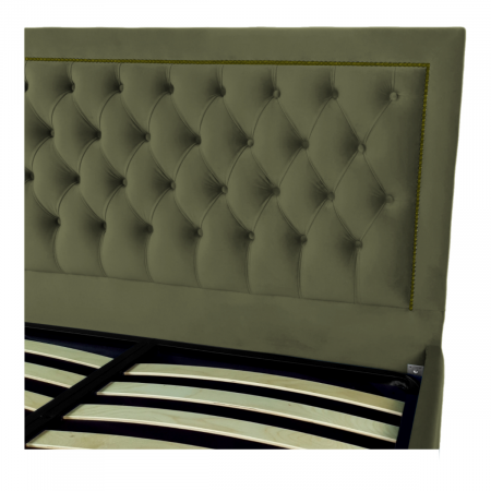 Pat tapitat Roma cu spatiu pentru depozitare, 160x200 [2]