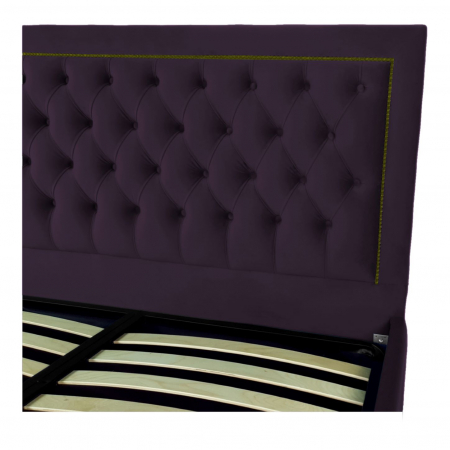 Pat tapitat Roma cu spatiu pentru depozitare, 160x200 [2]