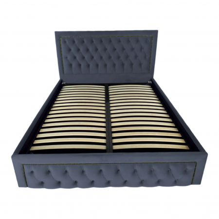 Pat tapitat Roma cu spatiu pentru depozitare, 160x200 [1]