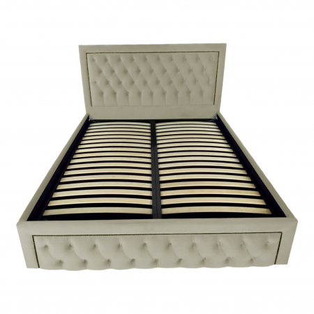 Pat tapitat Roma cu spatiu pentru depozitare, 160x200 [1]