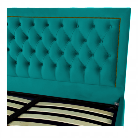 Pat tapitat Roma cu spatiu pentru depozitare, 160x200 [2]