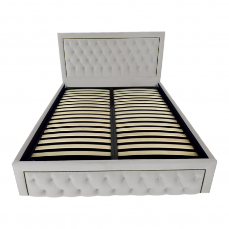 Pat tapitat Roma cu spatiu pentru depozitare, 160x200 [1]