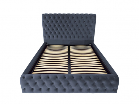 Pat tapitat Ruby cu spatiu pentru depozitare, 160x200 [1]