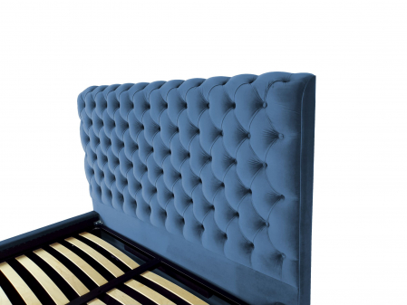 Pat tapitat Ruby cu spatiu pentru depozitare, 160x200 [2]