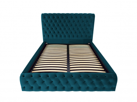 Pat tapitat Ruby cu spatiu pentru depozitare, 160x200 [1]