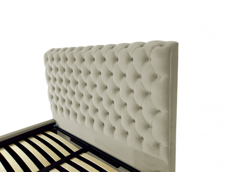 Pat tapitat Ruby cu spatiu pentru depozitare, 160x200 [2]