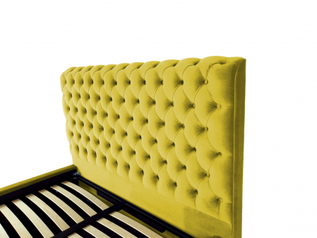 Pat tapitat Ruby cu spatiu pentru depozitare, 160x200 [2]