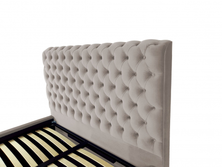 Pat tapitat Ruby cu spatiu pentru depozitare, 160x200 [2]