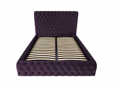 Pat tapitat Ruby cu spatiu pentru depozitare, 160x200 [1]